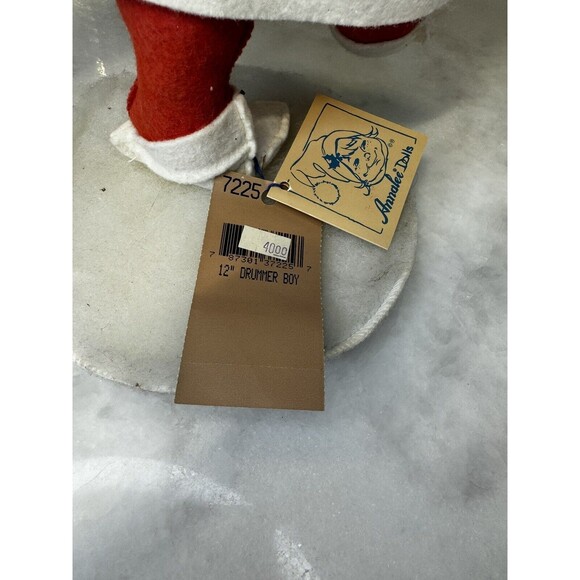 Annalee Vintage 1995 Drummer Boy on Snow Base Drum Christmas - Picture 5 of 12